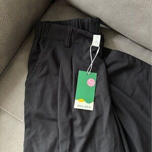 Halara waffle pants-Large NWT